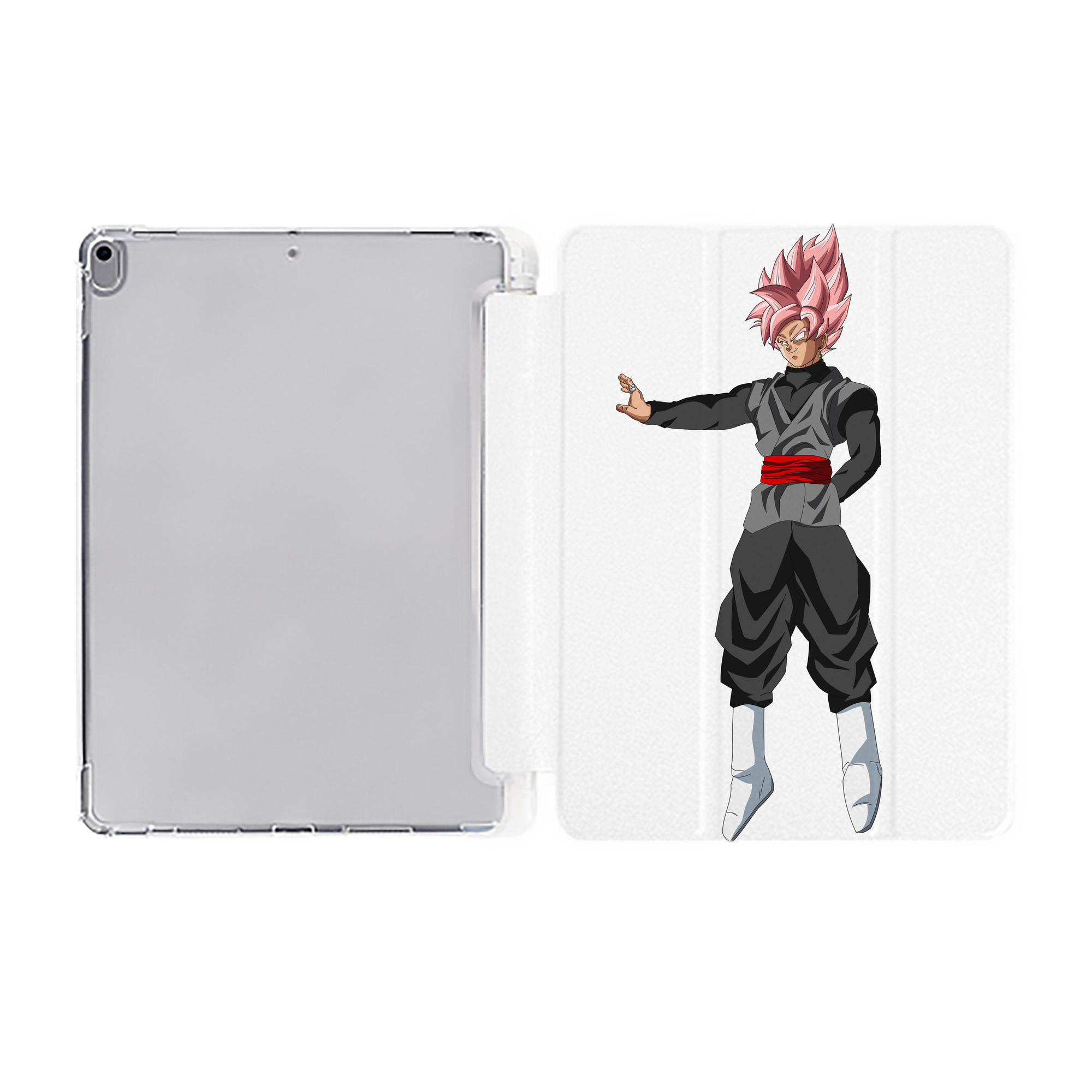 （画像用） ドラゴンボール ベジット DRAGON BALL Vegetto IPad ケース ペン収納付き 三つ折りスタンド PUレザー×シリコン 対応機種9.5/10.5/10.9インチ